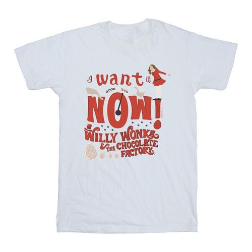 T-shirts a maniche lunghe Verruca Salt I Want It Now - Willy Wonka - Modalova