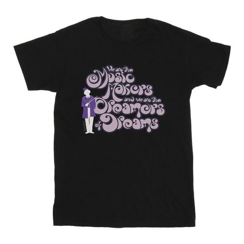 T-shirts a maniche lunghe Dreamers Text - Willy Wonka - Modalova