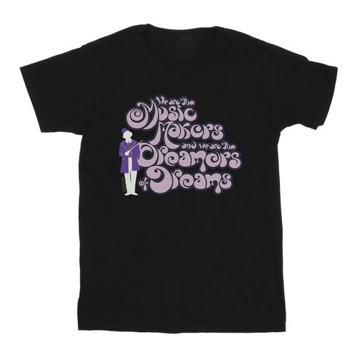 T-shirts a maniche lunghe Dreamers Text - Willy Wonka - Modalova