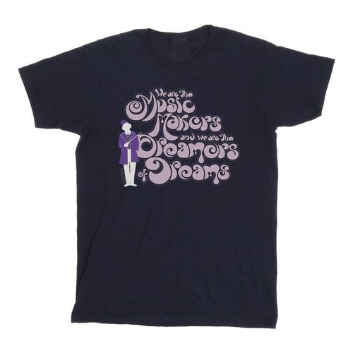 T-shirts a maniche lunghe Dreamers Text - Willy Wonka - Modalova