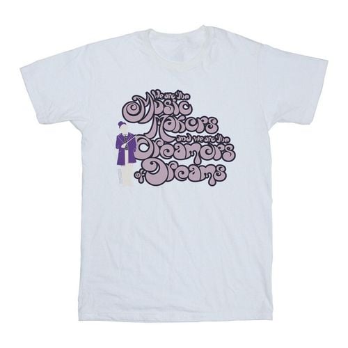 T-shirts a maniche lunghe Dreamers Text - Willy Wonka - Modalova