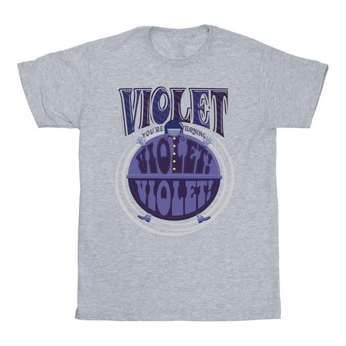 T-shirts a maniche lunghe Violet Turning Violet - Willy Wonka - Modalova