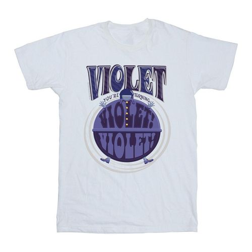 T-shirts a maniche lunghe Violet Turning Violet - Willy Wonka - Modalova