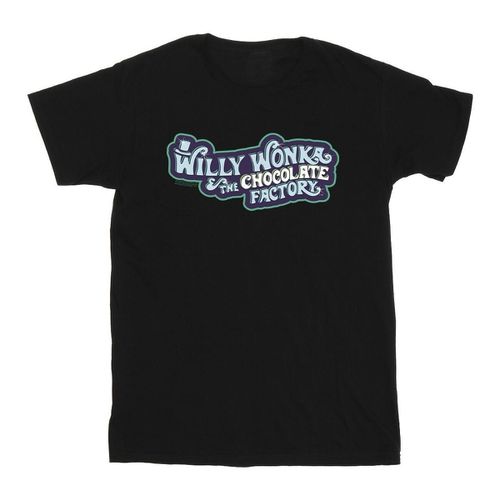 T-shirts a maniche lunghe Chocolate Factory Logo - Willy Wonka - Modalova