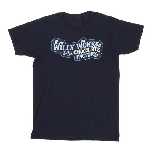 T-shirts a maniche lunghe Chocolate Factory Logo - Willy Wonka - Modalova