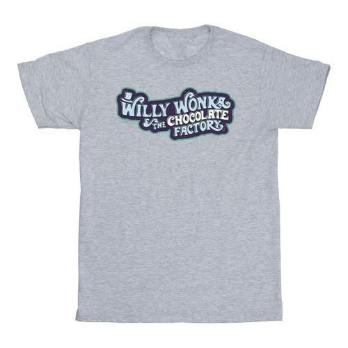 T-shirts a maniche lunghe Chocolate Factory Logo - Willy Wonka - Modalova