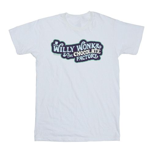 T-shirts a maniche lunghe Chocolate Factory Logo - Willy Wonka - Modalova