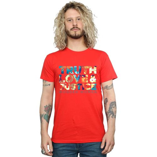 T-shirts a maniche lunghe 84 Truth Love Justice - Dc Comics - Modalova