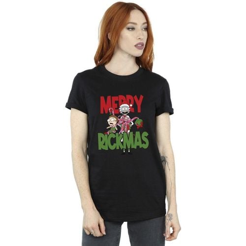 T-shirts a maniche lunghe Merry Rickmas - Rick And Morty - Modalova