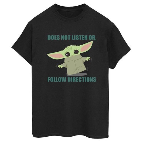 T-shirts a maniche lunghe The Mandalorian Does Not Listen - Disney - Modalova