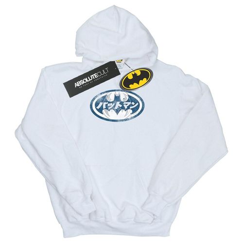 Felpa Batman Japanese Logo White - Dc Comics - Modalova