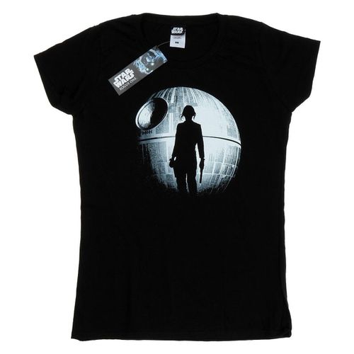 T-shirts a maniche lunghe Rogue One Death Star Jyn Silhouette - Disney - Modalova