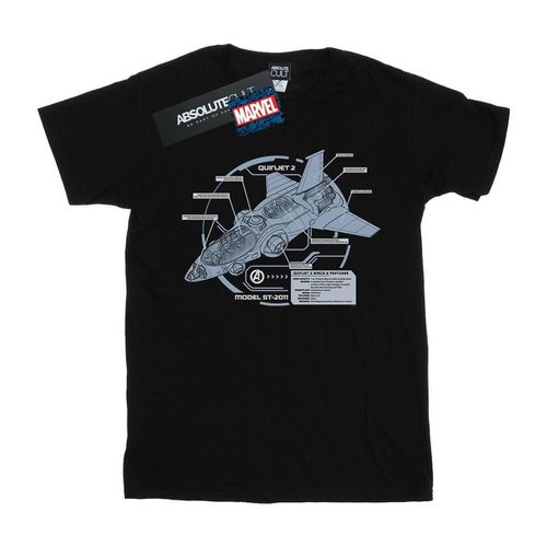 T-shirts a maniche lunghe The Avengers Quinjet Breakdown - Marvel - Modalova