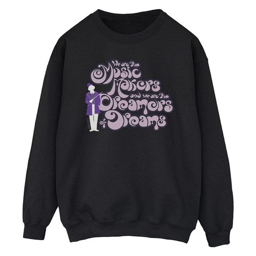 Felpa Willy Wonka Dreamers Text - Willy Wonka - Modalova