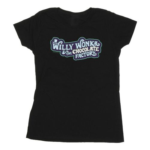 T-shirts a maniche lunghe Chocolate Factory Logo - Willy Wonka - Modalova