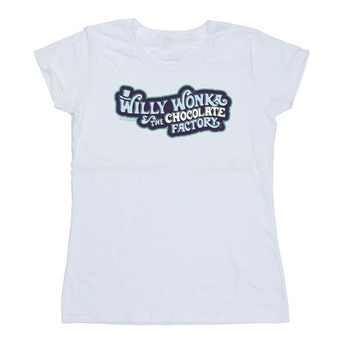 T-shirts a maniche lunghe Chocolate Factory Logo - Willy Wonka - Modalova