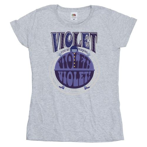 T-shirts a maniche lunghe Violet Turning Violet - Willy Wonka - Modalova