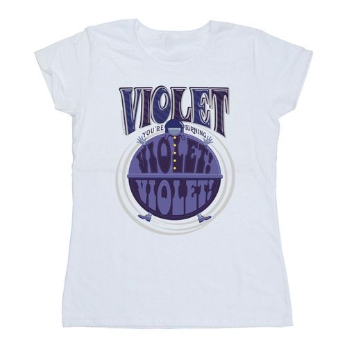 T-shirts a maniche lunghe Violet Turning Violet - Willy Wonka - Modalova