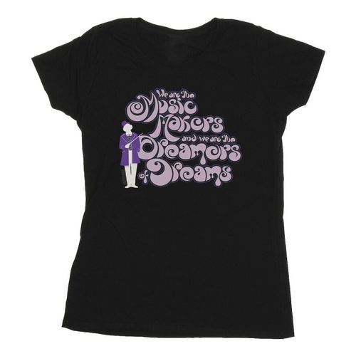 T-shirts a maniche lunghe Dreamers Text - Willy Wonka - Modalova