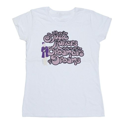 T-shirts a maniche lunghe Dreamers Text - Willy Wonka - Modalova