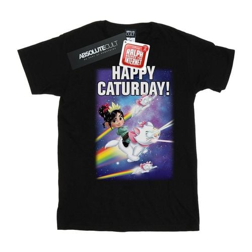 T-shirts a maniche lunghe Wreck It Ralph Happy Caturday - Disney - Modalova