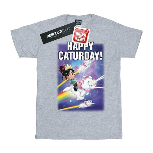 T-shirts a maniche lunghe Wreck It Ralph Happy Caturday - Disney - Modalova