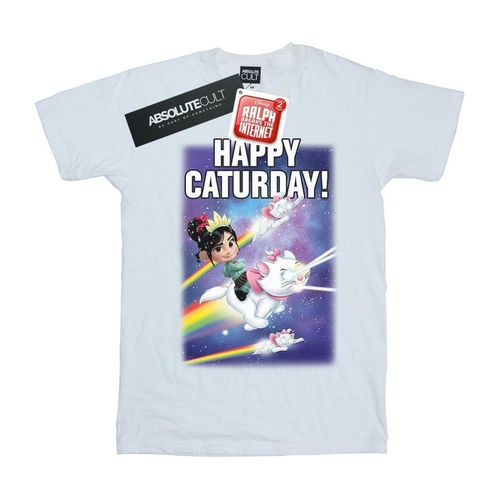 T-shirts a maniche lunghe Wreck It Ralph Happy Caturday - Disney - Modalova