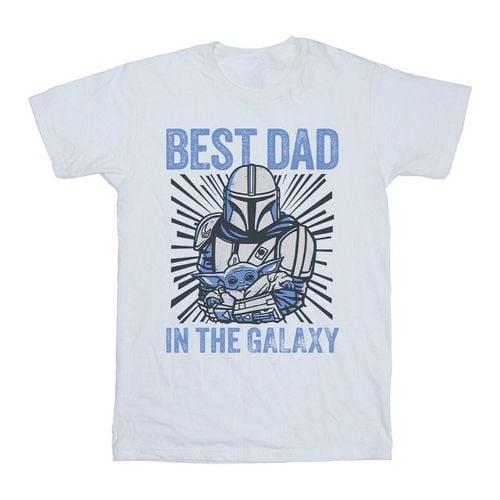 T-shirts a maniche lunghe Mandalorian Best Dad Galaxy - Disney - Modalova