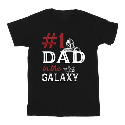 T-shirts a maniche lunghe Mandalorian Number One Dad - Disney - Modalova