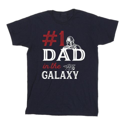 T-shirts a maniche lunghe Mandalorian Number One Dad - Disney - Modalova