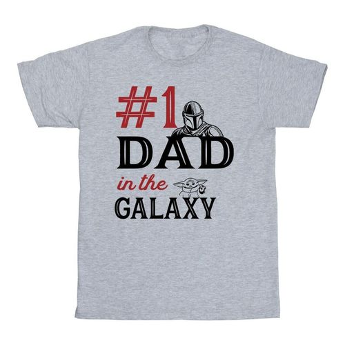 T-shirts a maniche lunghe Mandalorian Number One Dad - Disney - Modalova