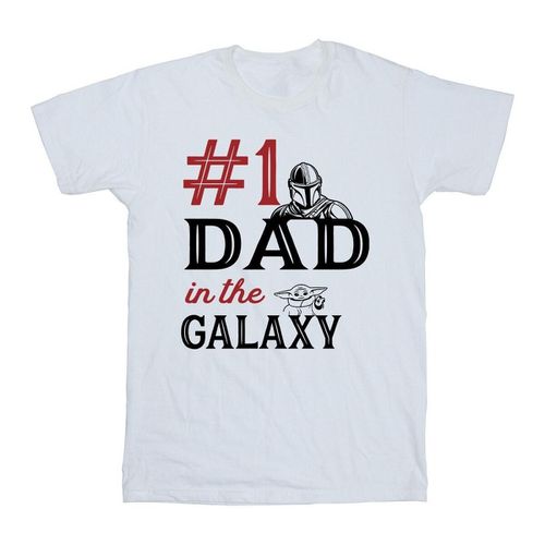 T-shirts a maniche lunghe Mandalorian Number One Dad - Disney - Modalova