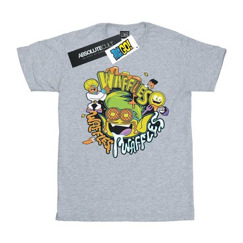 T-shirts a maniche lunghe Teen Titans Go Waffle Mania - Dc Comics - Modalova