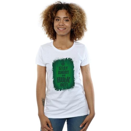 T-shirts a maniche lunghe Stay Angry - Marvel - Modalova