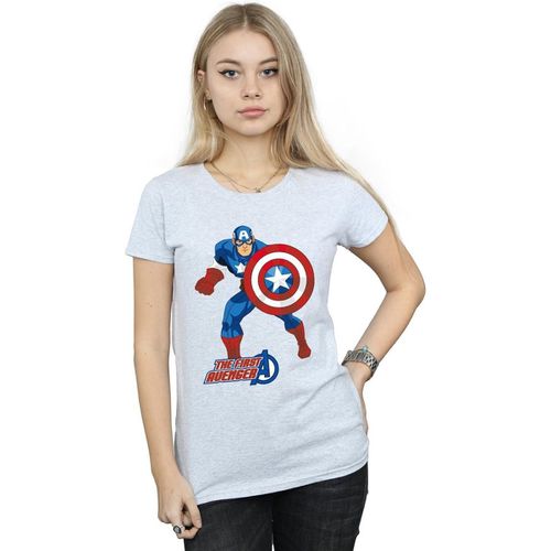 T-shirts a maniche lunghe The First Avenger - Marvel - Modalova