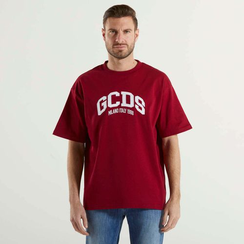 T-shirt Gcds t-shirt logo bordeaux - Gcds - Modalova