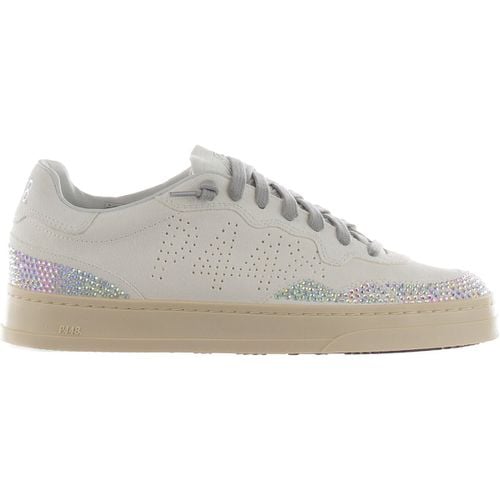 Sneakers Sneaker in camoscio con strass - P448 - Modalova