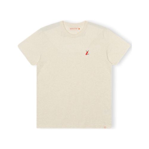 T-shirt & Polo T-Shirt Regular 1343 SUR - Off-White/Melange - Rvlt revolution - Modalova