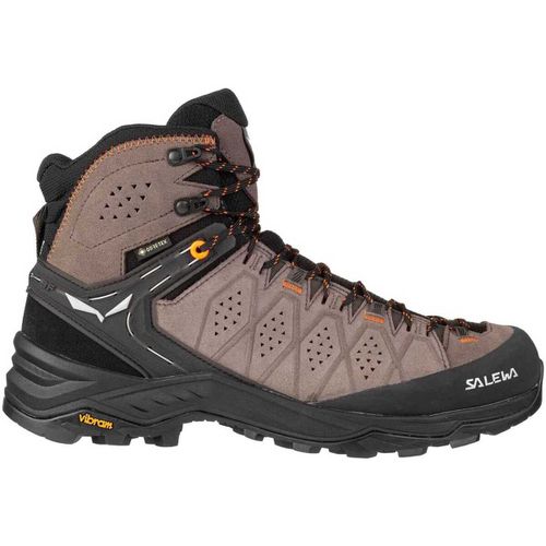 Scarpe da trekking MS ALP TRAINER 2 MID GTX 7512 walnut fluo orange - Salewa - Modalova