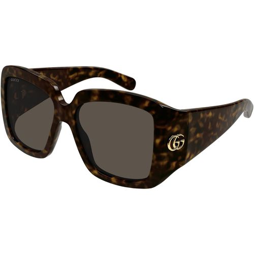 Occhiali da sole GG1402SA Occhiali da sole, Havana/Marrone, 55 mm - Gucci - Modalova