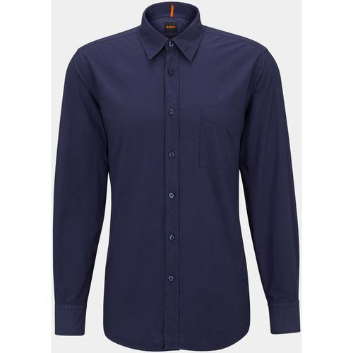 Camicia a maniche lunghe Camicia uomo regular fit in popeline - Boss - Modalova