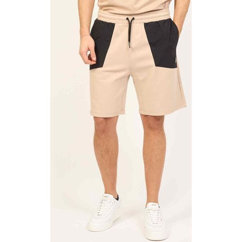 Pantaloni corti Bermuda uomo con tasche a contrasto - Boss - Modalova
