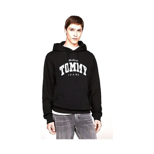 Felpa Felpa Uomo Regular Varsity Hoodie - Tommy Jeans - Modalova