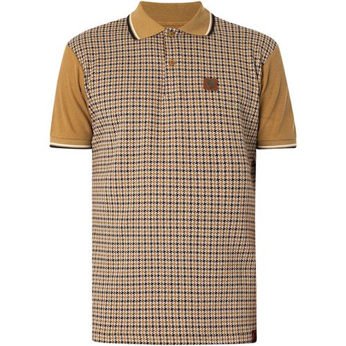 Polo Polo con pannello pied de poule jacquard - Trojan - Modalova