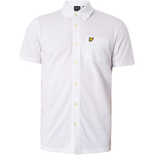 Camicia a maniche corte Camicia In Piqué A Maniche Corte - Lyle & Scott - Modalova