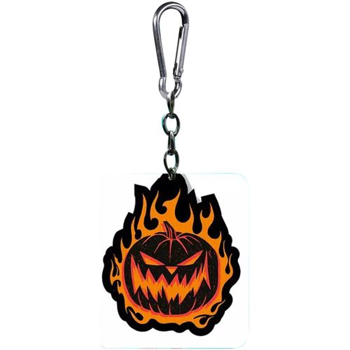 Portachiavi Flaming Pumpkin - Nightmare Before Christmas - Modalova