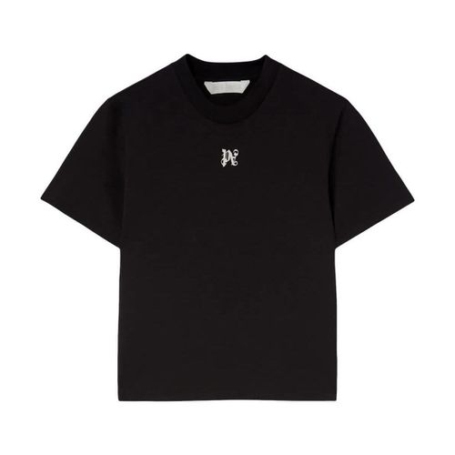 T-shirt MONOGRAM FITTED TEE - Palm Angels - Modalova