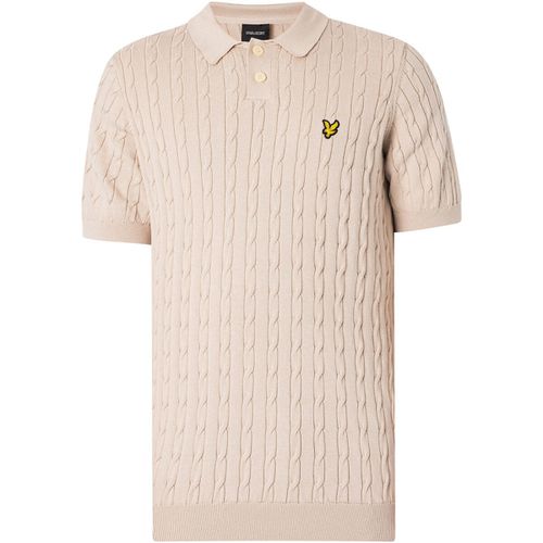 Polo Polo lavorata a maglia a trecce - Lyle & Scott - Modalova