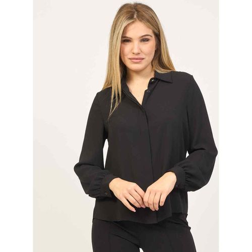 Camicia Camicia donna nera in georgette - Fracomina - Modalova