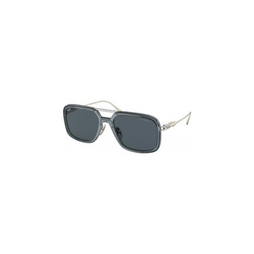 Occhiali da sole PR 57ZS Occhiali da sole, Trasparente grigio/Grigio, 55 mm - Prada - Modalova